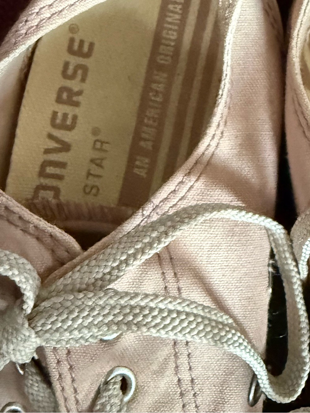 Converse Pink Canvas Low Top Sneakers - Picture 7 of 11